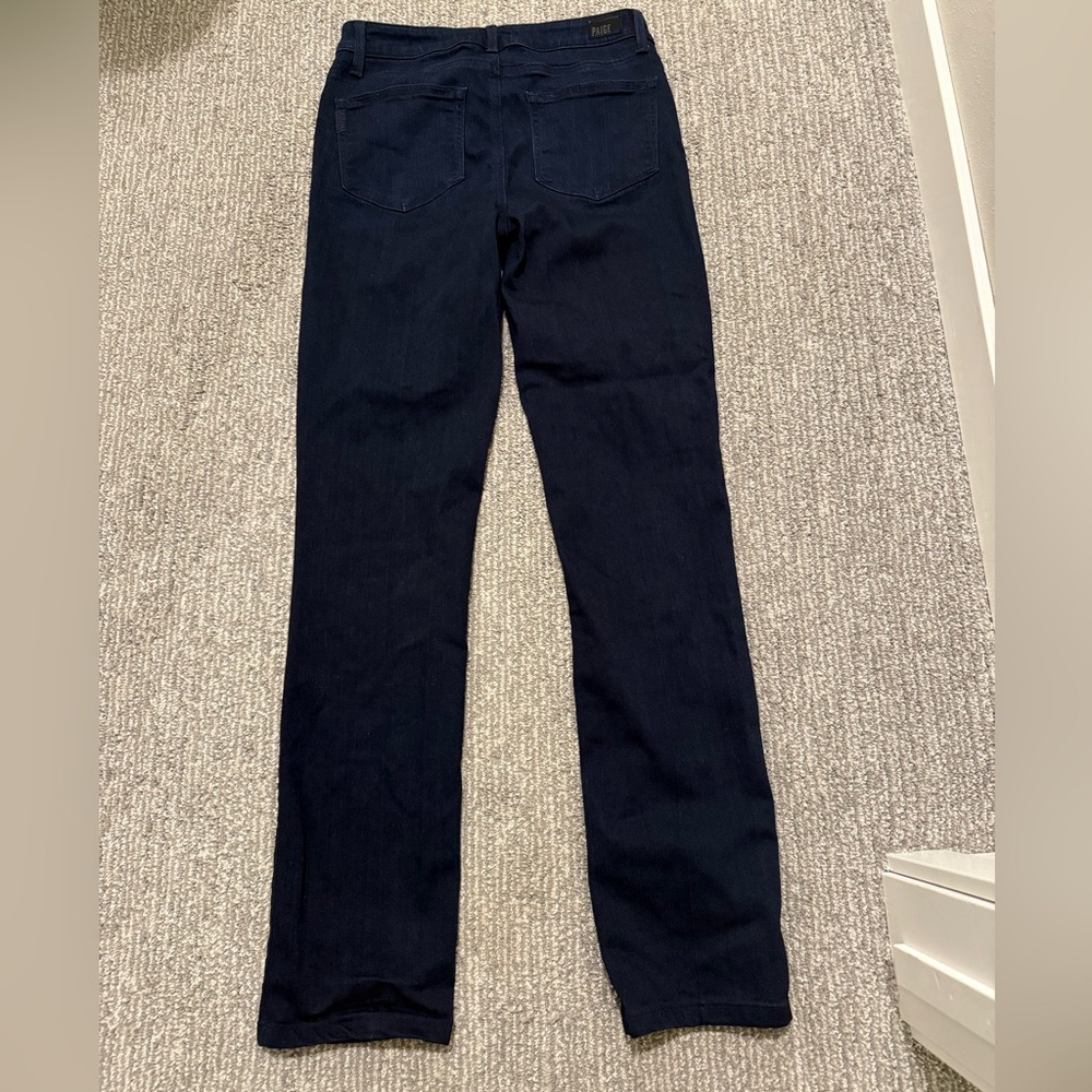PAIGE Hoxton Straight Dark Wash Jeans Size 29 - Picture 4 of 4
